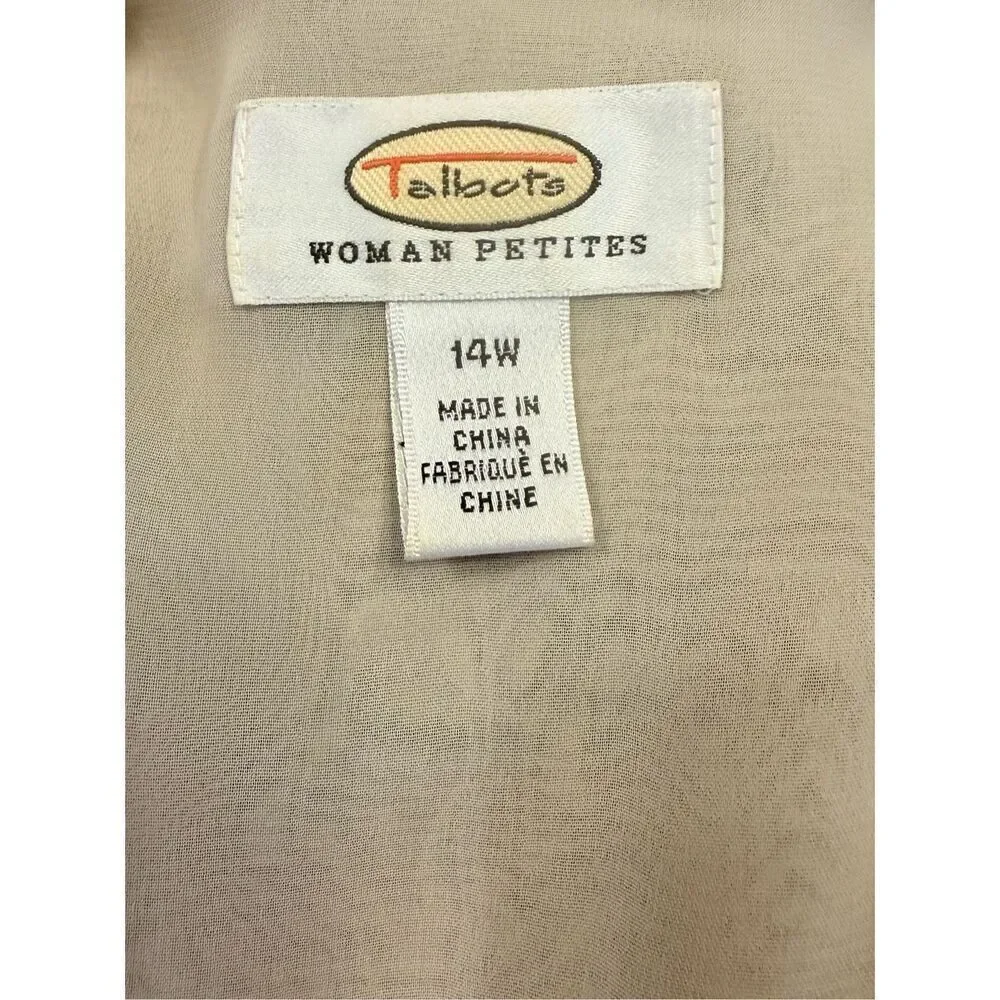 Talbots lace evening